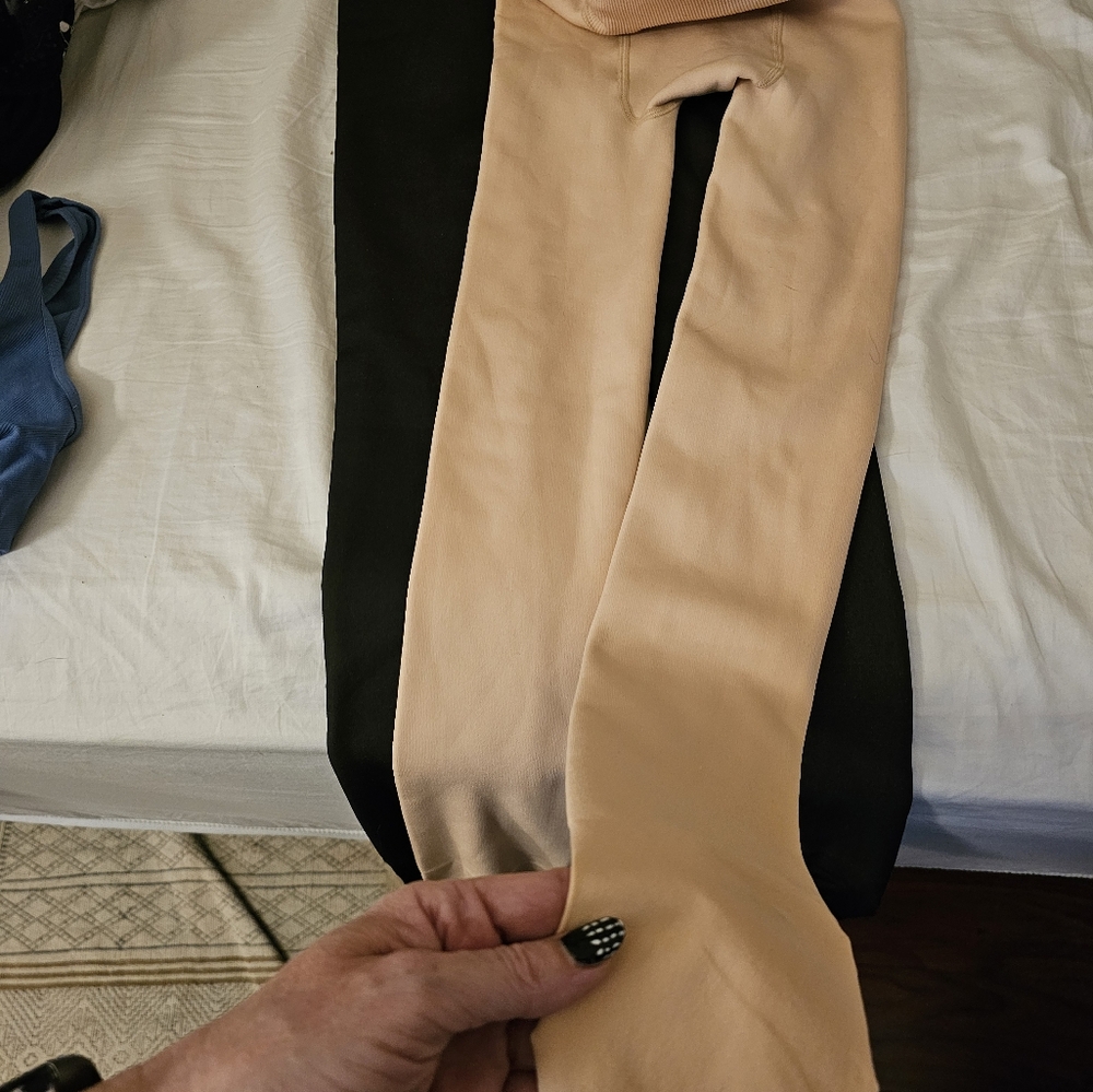 Size Medium, Fleece lined stockings, brand new. 2 pairs